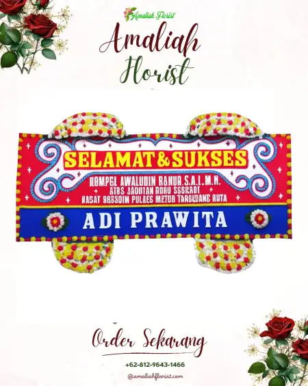 Papan Bunga Ucapan Selamat Cipatik